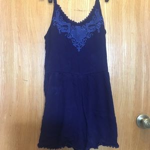 SOLD *** Blue Shorts Romper by Xhilaration size M.
